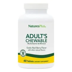 Вітаміни та мінерали Natures Plus Adult's Chewable 60 таблеток (0097467308718)