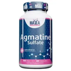 Передтренувальний комплекс Haya Labs Agmatine Sulfate 500 mg 60 капсул (835146828979)
