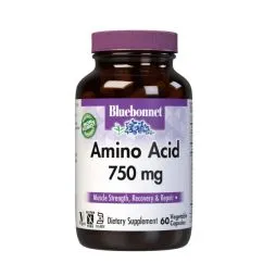 Амінокислота Bluebonnet Amino Acid 750 мг 60 капсул (0743715000100)