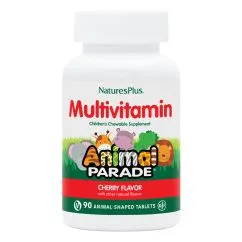 Вітаміни та мінерали Natures Plus Animal Parade Children's Multivitamin 90 жувальних таблеток Вишня (097467299726)