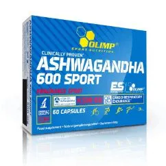 Натуральная добавка Olimp Ashwagandha 600 Sport  60 капсул (5901330058370)