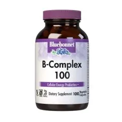Вітаміни та мінерали Bluebonnet B-Complex 100 100 вегакапсул (0743715004184)