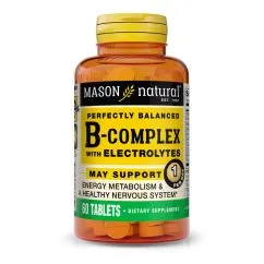 Витамины и минералы Mason Natural B-Complex With Electrolytes 60 таблеток (311845176059)