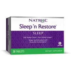 Натуральная добавка Natrol Sleep'n Restore Blist 20 таб (47469005023)