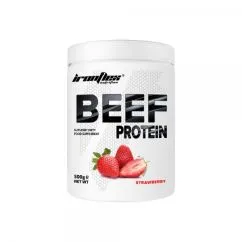 Протеин IronFlex Beef Protein, 500 грамм Клубника (CN13061-3)