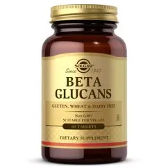 Натуральна добавка Solgar Beta Glucans 60 таблеток (033984002357)
