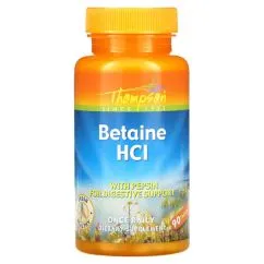 Натуральна добавка Thompson Betaine HCl 90 таблеток (031315195358)