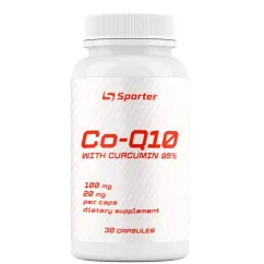Вітаміни Sporter Coenzyme Q10 -100 mg + curcumin 30 капс (4820249722541)