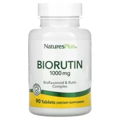 Вітаміни та мінерали Natures Plus BioRutin 1000 мг 90 таблеток (097467025615)
