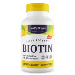 Вітаміни та мінерали Healthy Origins Biotin Ultra Potency 10000 мкг 150 вегакапсул (0603573251185)