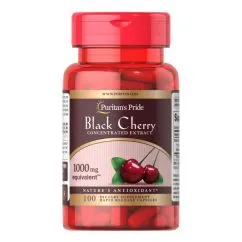 Натуральна добавка Puritan's Pride Black Cherry 1000 mg 100 капсул (025077156917)