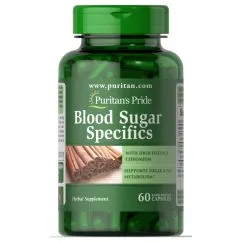 Натуральная добавка Puritan's Pride Blood Sugar Specifics 60 капсул (0766443555346)