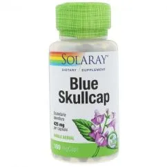 Натуральная добавка Solaray Blue Skullcap 425 mg 100 вегакапсул (0076280015607)