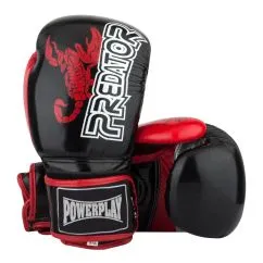 Рукавички боксерські PowerPlay PP 3007 Black Carbon 14 унцій (CN11071-4)