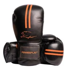 Перчатки боксерские PowerPlay PP 3016 Black/Orange (CN11076-1)