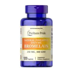 Натуральна добавка Puritan's Pride Bromelain 250 mg 120 каплет (0074312174124)
