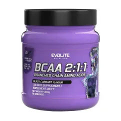 Амінокислота Evolite Nutrition BCAA 2:1:1 400 г black currant (22164-01)