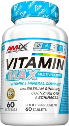 Вітаміни Amix Performance Vitamin Max Multivitamin60 таб (8594060006116)