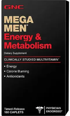 Вітаміни GNC MEGA MEN ENERGY & METABOLISIM 180 капс (48107154936)