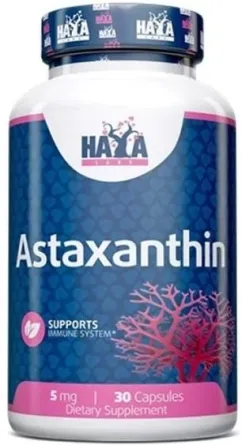 Натуральна добавка Haya Labs Astaxanthin 5mg 30 капс (853809007011)