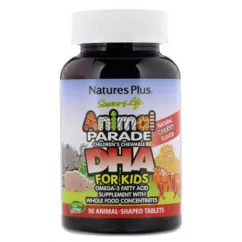 Витамины Nature's Plus Рыбий жир для детей DHA for Kids 90 марм вишня (97467299993)