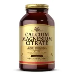 Вітаміни та мінерали Solgar Calcium Magnesium Citrate 250 таблеток (033984005105)