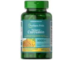 Натуральная добавка Puritan's Pride Turmeric Curcumin 1000 мг-60 капс (25077788262)