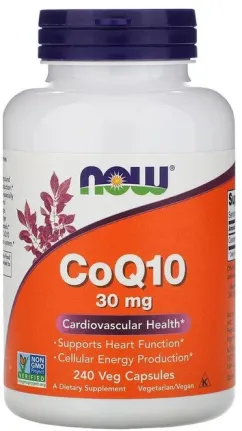 Вітаміни Now Foods CoQ10 30 мг 240 веган капс (733739031907)