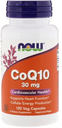 Витамины Now Foods CoQ10 30 мг 120 веган капс (733739031884)