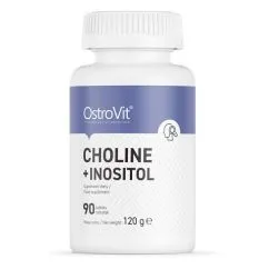 Витамины и минералы OstroVit Choline + Inositol 90 таблеток (5903246229950)