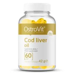 Жирные кислоты OstroVit Cod Liver Oil 60 капсул (CN13083)