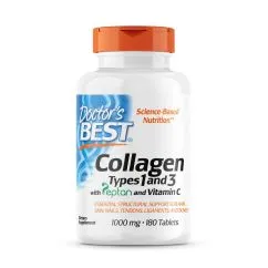 Препарат для суставов и связок Doctor's Best Collagen Types 1&3 1000 mg 180 таблеток (0753950002043)