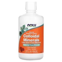 Вітаміни та мінерали Now Foods Colloidal Minerals Liquid 946 мл малина (CN11493)