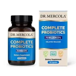 Пробіотики та пребіотики Dr. Mercola Complete Probiotics 70 Billion CFU 30 капсул (813006013185)