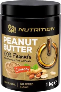 Замінник харчування GO ON Nutrition Peanut butter crunchy 100% 1000 г (5900617031389)