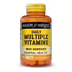 Вітаміни та мінерали Mason Natural Daily Multiple Vitamins 365 таблеток (0311845008831)