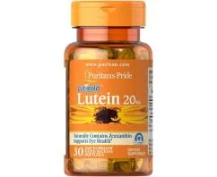 Натуральная добавка Puritan's Pride Lutein 20 mg with Zeaxanthin 30 софтгель (74312149009)