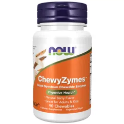 Пробіотик Now Foods ChewyZymes - 90 жеват.табл 07/2023 (733739029577)