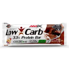 Батончик Amix Low-Carb 33% Protein Bar 60 г 1/15 Подвійний голландський шоколад (8594060005294)