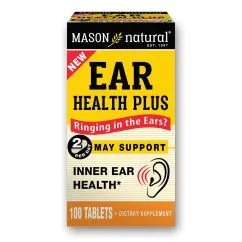 Витамины и минералы Mason Natural Ear Health Plus 100 таблеток (0311845180810)