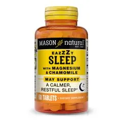 Вітаміни та мінерали Mason Natural Eazzzy sleep with Magnesium & Chamomile 60 таблеток (0311845181756)