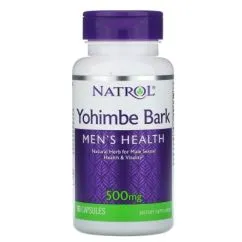 Натуральна добавка Natrol Yohimbe 500 mg 90 капс (47469022761)