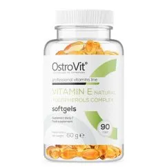 Вітаміни та мінерали OstroVit Vitamin E Natural Tocopherols Complex 90 капсул (5903933902548)