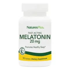 Натуральна добавка Natures Plus Fast Acting Melatonin 20 mg 90 таблеток (097467476288)