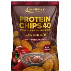 Замінник харчування IronMaxx Protein Chips 40 50 г барбекю (4260648131832)