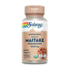 Натуральна добавка Solaray Fermented Maitake 500 mg 60 вегакапсул (0076280908473)