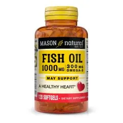 Жирні кислоти Mason Natural Fish Oil 1000 мг Omega 300 мг 120 капсул (CN9995)
