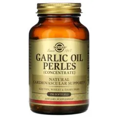Натуральна добавка Solgar Garlic Oil Perles (Concentrate) 250 капсул (033984012219)