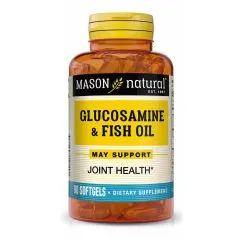 Препарат для суглобів та зв'язок Mason Natural Glucosamine & Fish Oil 90 капсул (0311845141491)