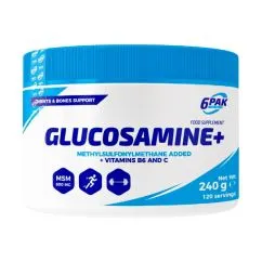Препарат для суглобів та зв'язок 6PAK Nutrition Glucosamine+ 240 г (5902811811187)